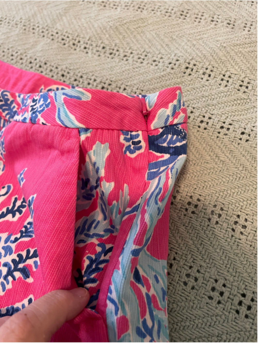 Women's Lilly Pulitzer Shorts Size 00 Pink coral coastal prep - Picture 3 of 8
